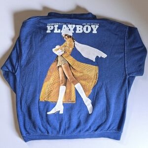 Playboy Heather Blue Fleece Sweatshirt